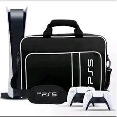 GENERICO - Mochila Bolsa de Almacenamiento Viaje y Transporte para Consola PS5 Juegos y Acceosrios