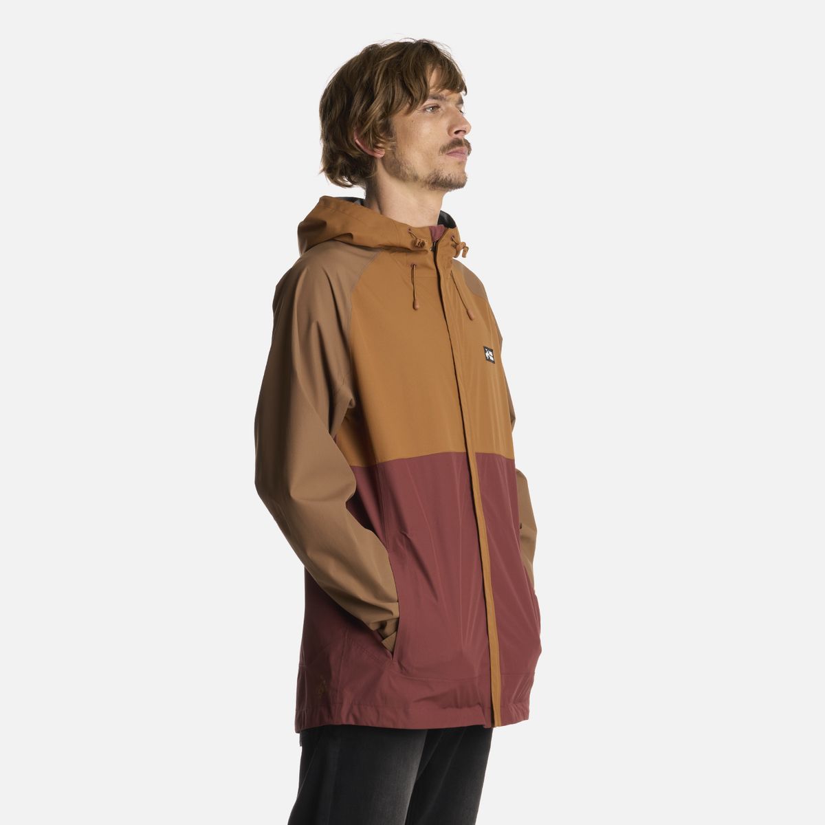 HAKA HONU - Chaqueta Hombre Viento Norte Mostaza Haka Honu