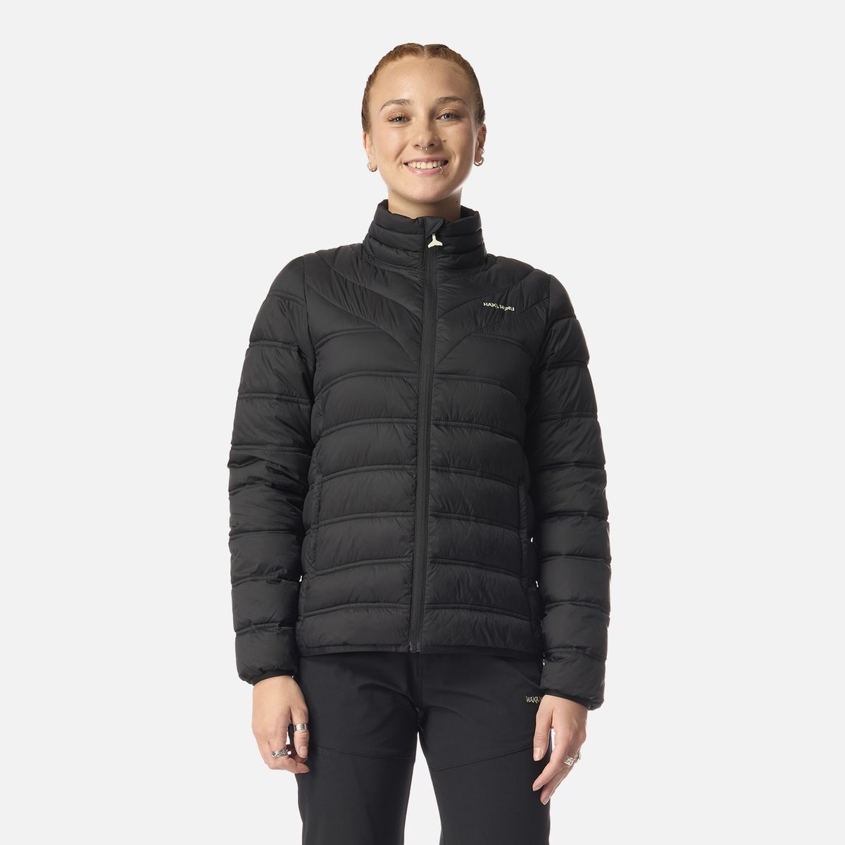 HAKA HONU - Chaqueta Mujer Ultraliviana Negro Haka Honu