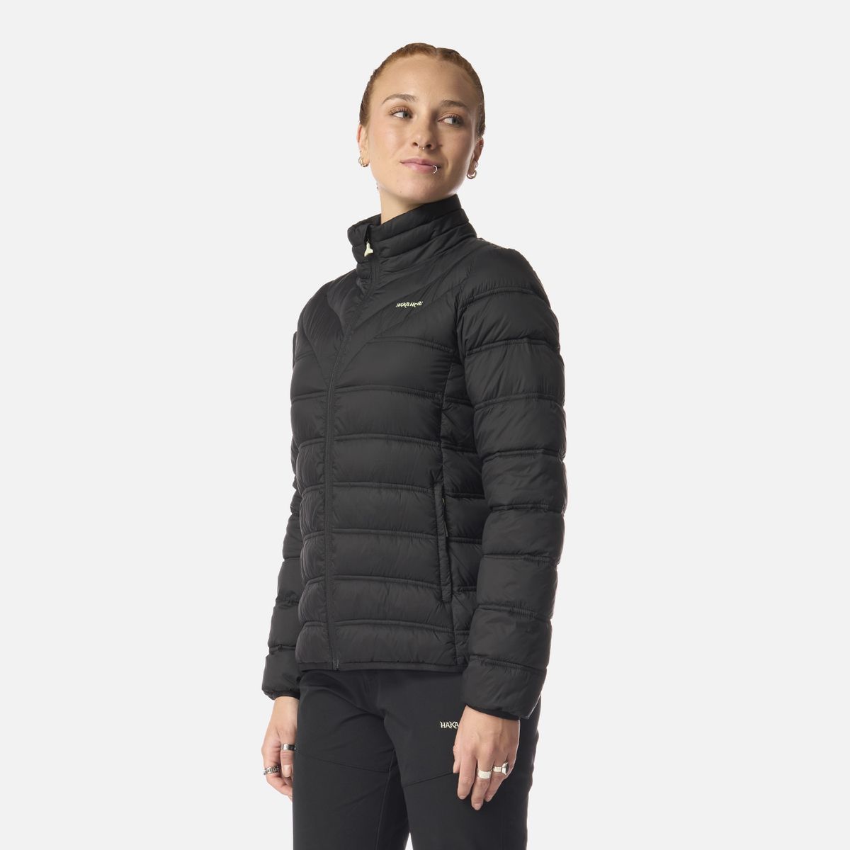 HAKA HONU - Chaqueta Mujer Ultraliviana Negro Haka Honu