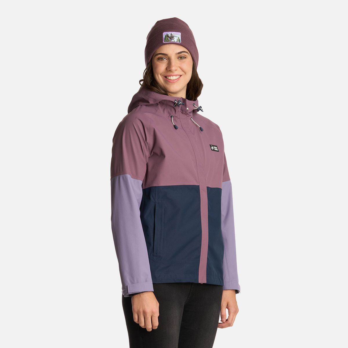 HAKA HONU - Chaqueta Mujer Viento Norte Malva Haka Honu
