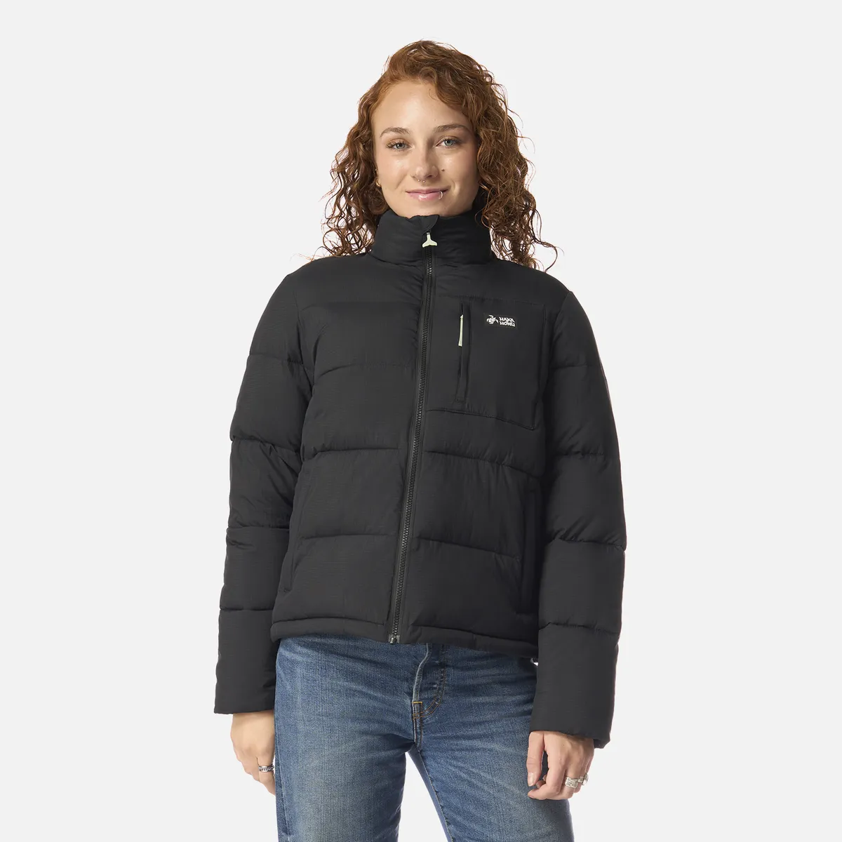 HAKA HONU - Chaqueta Mujer Aislada Negro Haka Honu