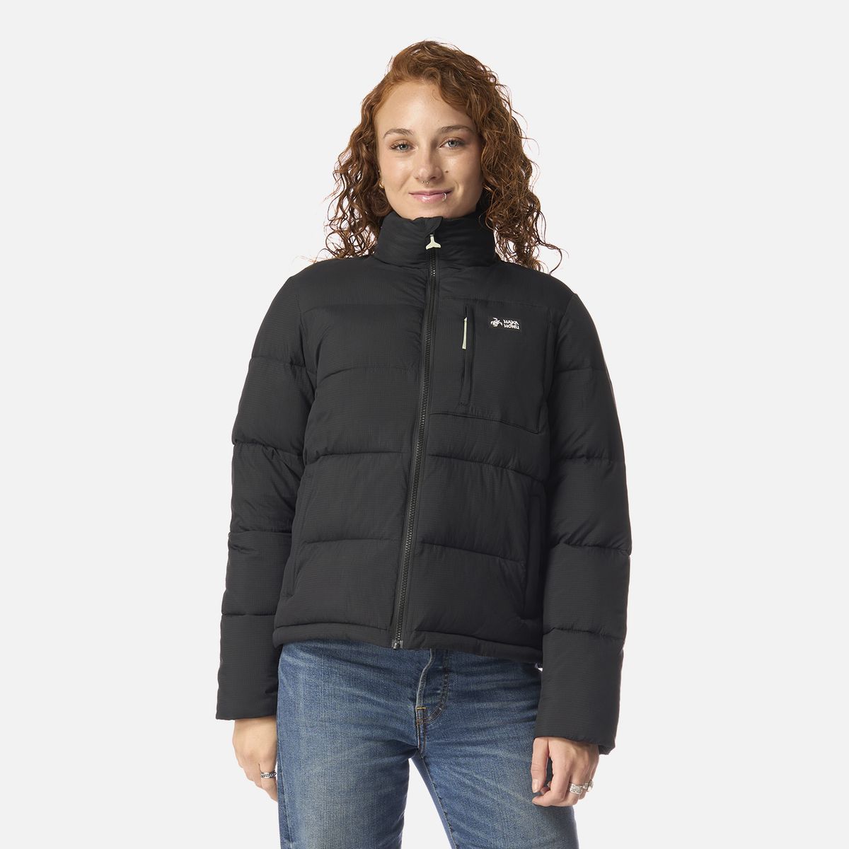 HAKA HONU - Chaqueta Mujer Aislada Negro Haka Honu