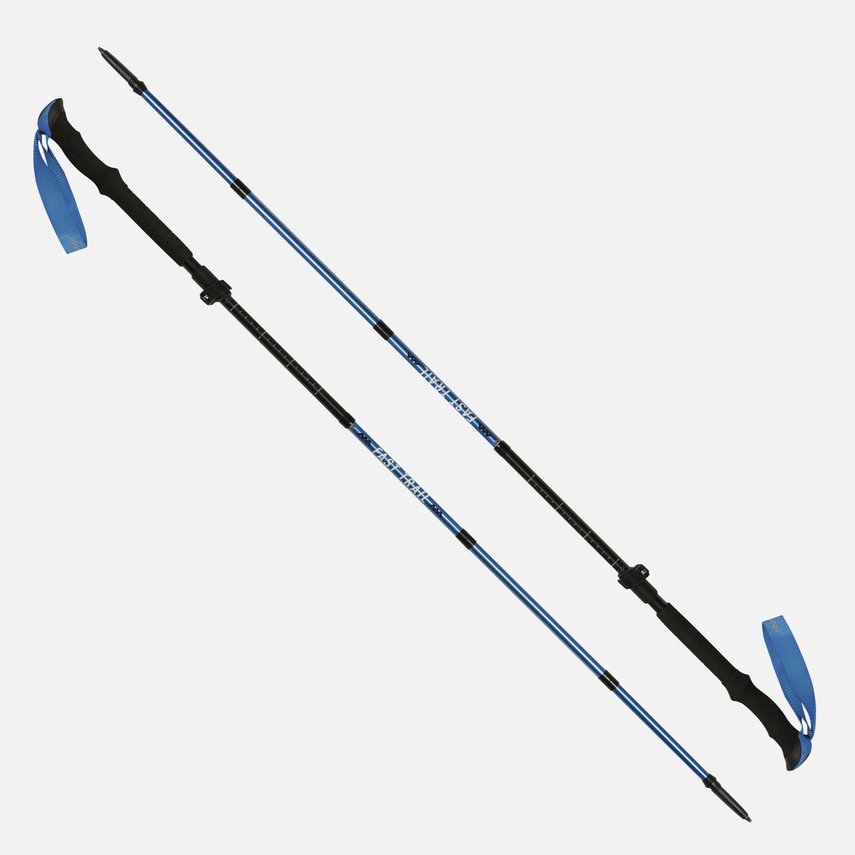 LIPPI - Bastón Fast Trail Duo Trekking Pole Azul Lippi