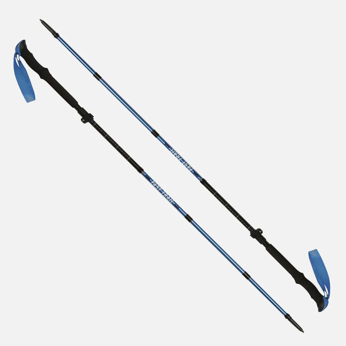 LIPPI - Bastón Fast Trail Duo Trekking Pole Azul Lippi