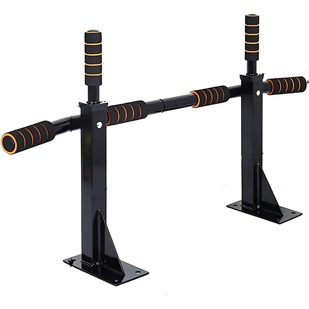 GENERICO - Barra Push Up Ejercicios Flexiones Dominadas Multifuncional Color Negro - 237090