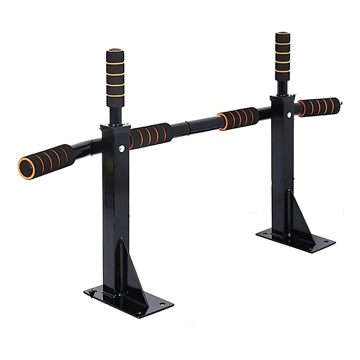 GENERICO - Barra Push Up Ejercicios Flexiones Dominadas Multifuncional Color Negro - 237090