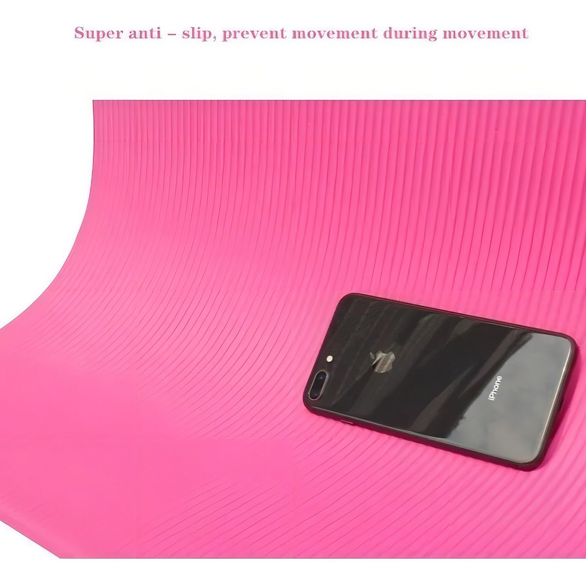 GENERICO - Mat Yoga Colchoneta 185x61 Cm 10mm Pilates Gris