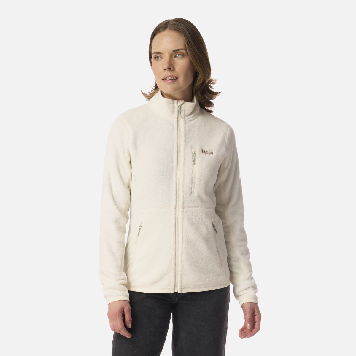 LIPPI - Polar Mujer Numan Shaggy-Pro Jacket Crema Lippi
