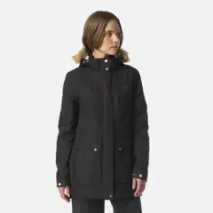 LIPPI - Chaqueta Mujer Roble B-Dry Hoody Jacket Melange Negro