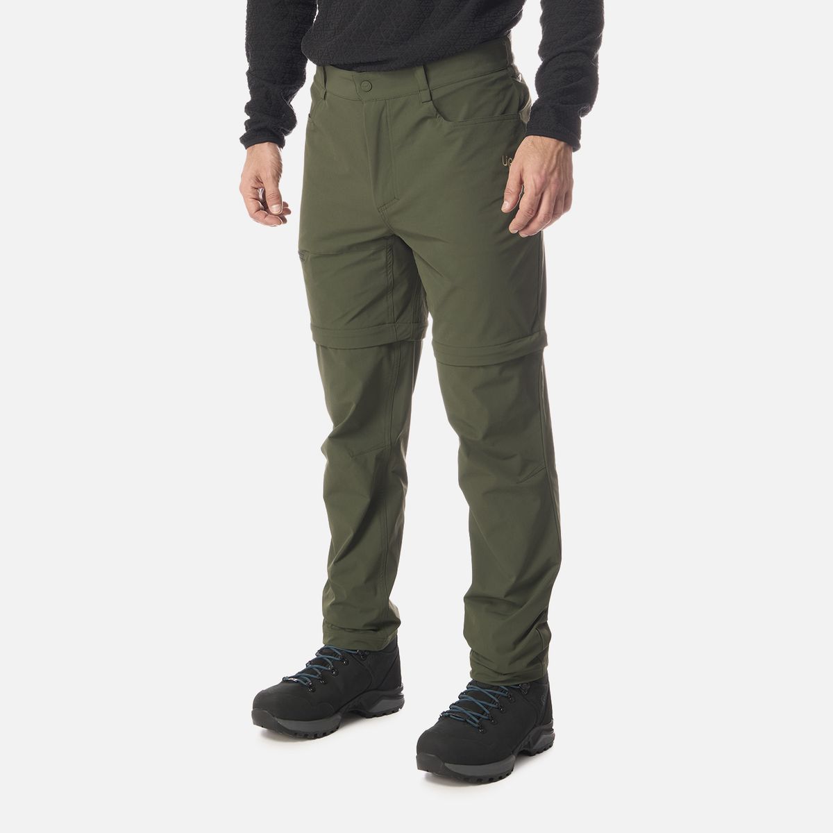 LIPPI - Pantalón Hombre Blacklash Q-Dry Mix-2 Pants Verde Militar Lippi