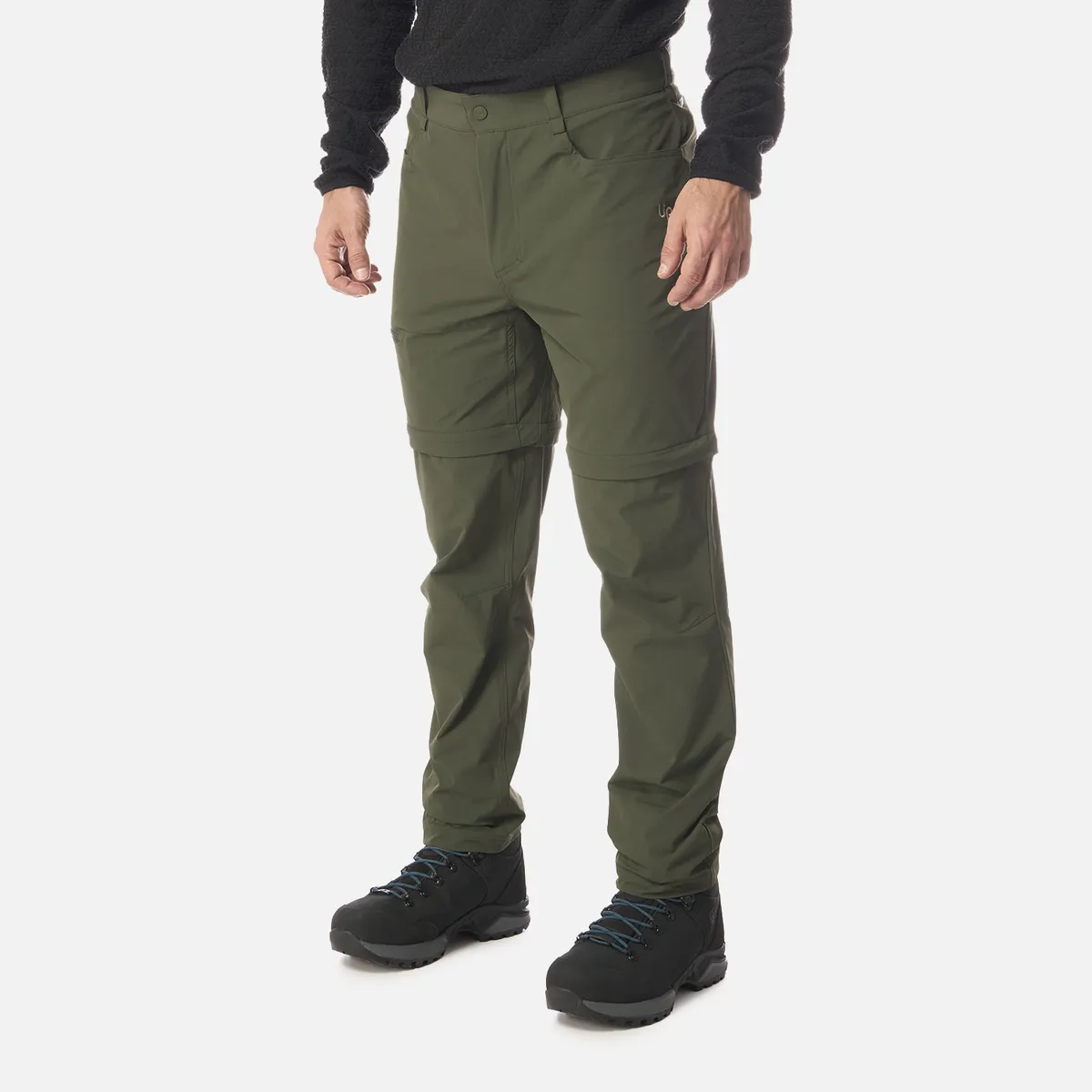 LIPPI - Pantalón Hombre Blacklash Q-Dry Mix-2 Pants Verde Militar Lippi