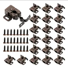 GENERICO - Set 20 Retenedor Sujetador Puerta Mueble Cobre