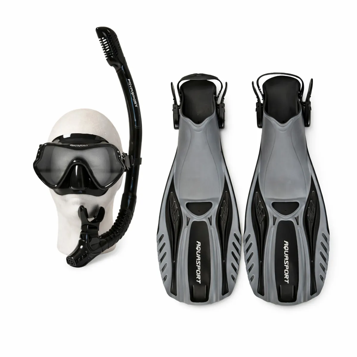 AQUASPORT - Kit Snorkel Aquasport Velocity Máscara Aletas 35-41