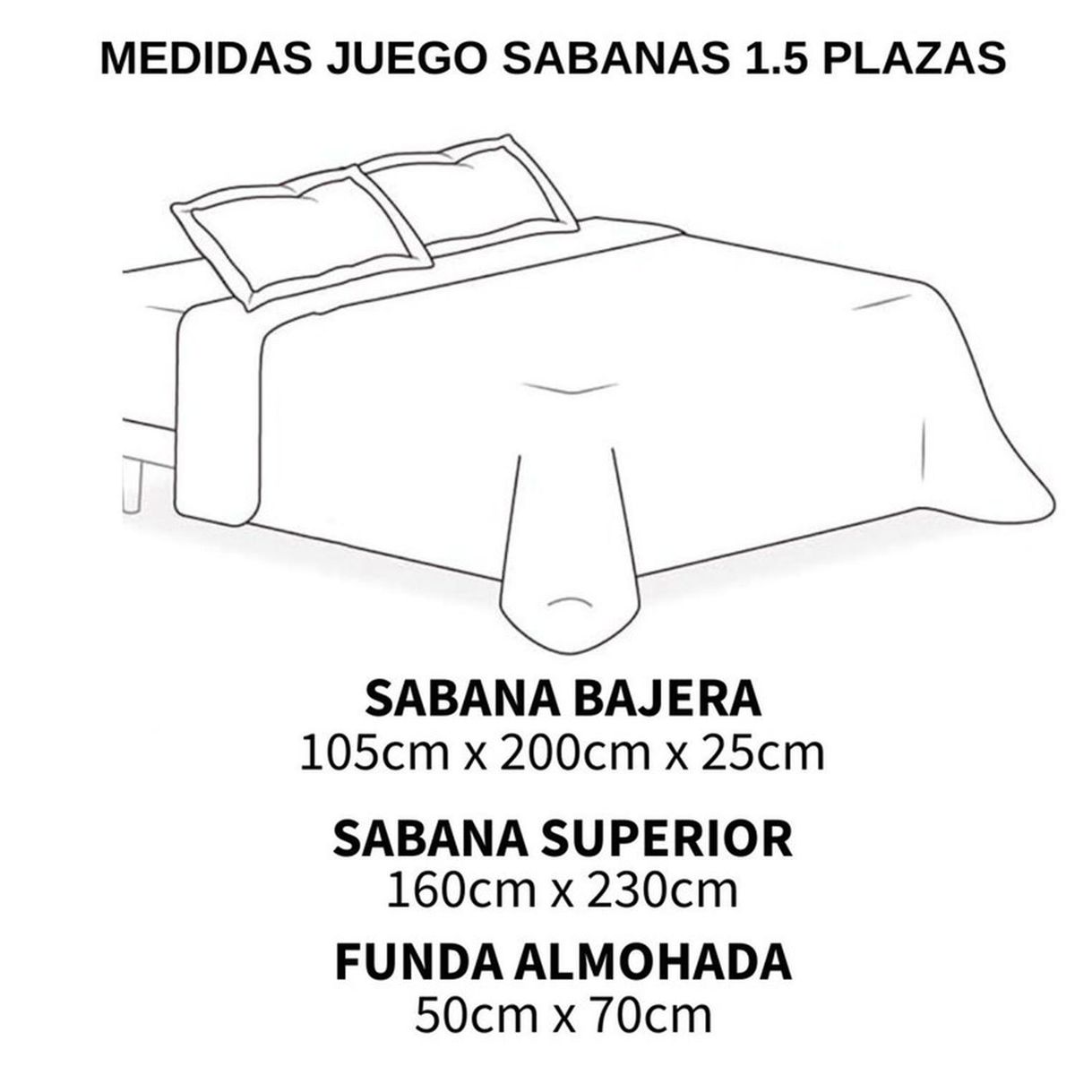 GENERICO - Juego De Sabanas Termicas Polar Mas 1 Funda 1.5 Plaza - Multicolor - 1,5 Plazas
