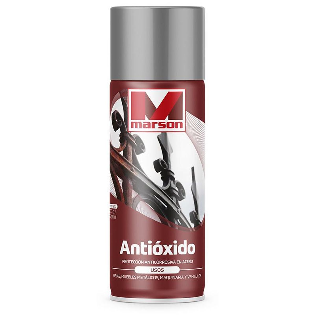 MARSON - PINTURA SPRAY ANTIOXIDO GRIS MARSON INFLA