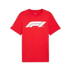 PUMA - Polera Formula 1 Logo Tee Oficial Rojo 2025