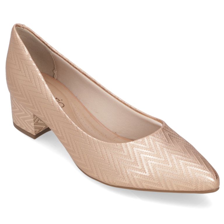 Zapato Taco Rosa