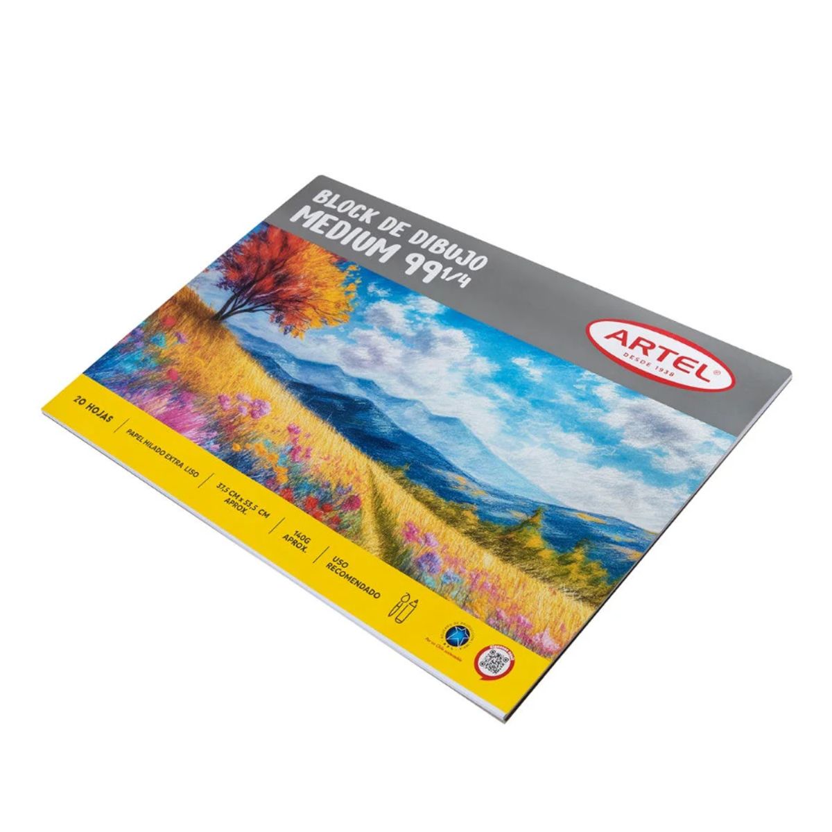 ARTEL - Block de Dibujo Medium 99 1/4 20hojas ARTEL