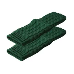 EKOL TACTICA MILITAR - Polainas Calentadores Tejido Trenzado Colores Variados Mujer Niña Elegante 100% Lana