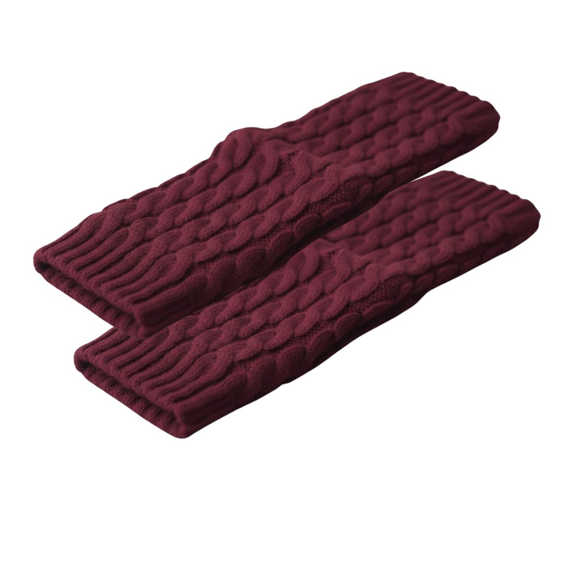 EKOL TACTICA MILITAR - Polainas Calentadores Tejido Trenzado Colores Variados Mujer Niña Elegante 100% Lana