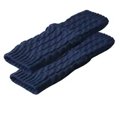 EKOL TACTICA MILITAR - Polainas Calentadores Tejido Trenzado Colores Variados Mujer Niña Elegante 100% Lana