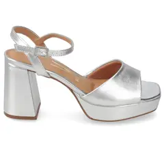 VIZZANO - Sandalia Taco Plateado