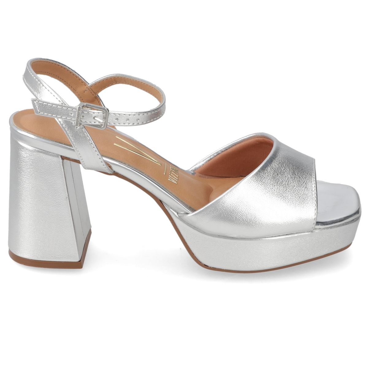 VIZZANO - Sandalia Taco Vizzano Plateado