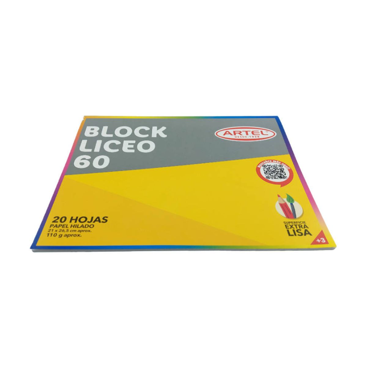 ARTEL - Block Liceo 60 20hojas Artel