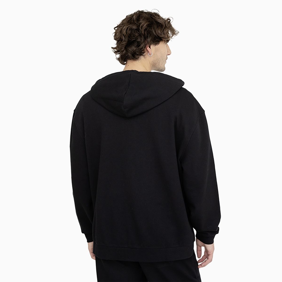 CONVERSE - Polerón Converse Full Zipper Back To School Unisex Negro