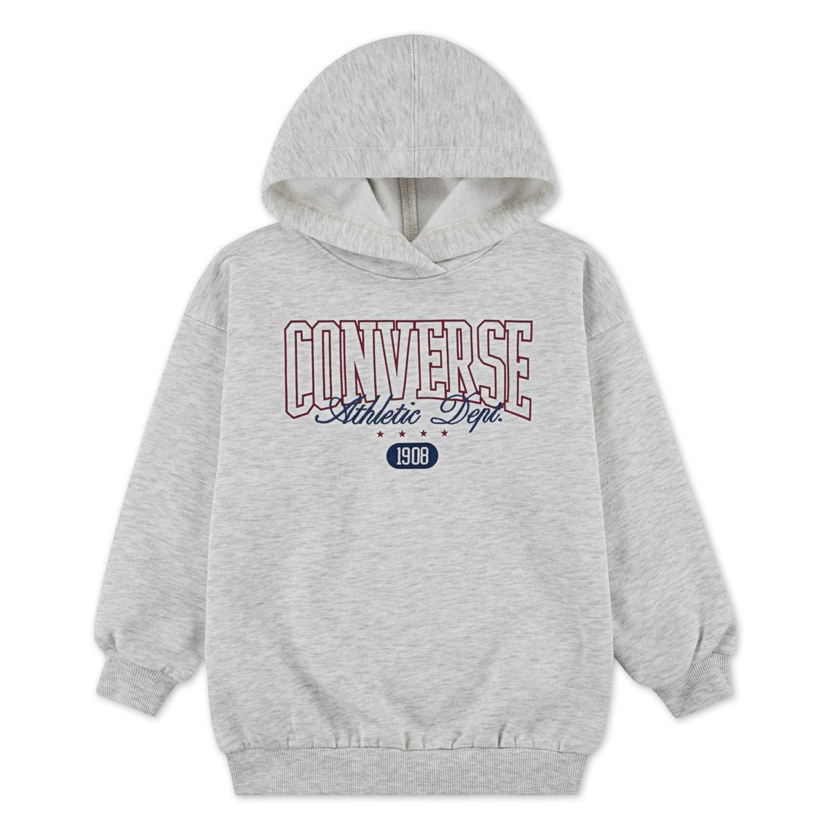 CONVERSE - Polerón Converse Boyfriend Hoodie Niña Gris