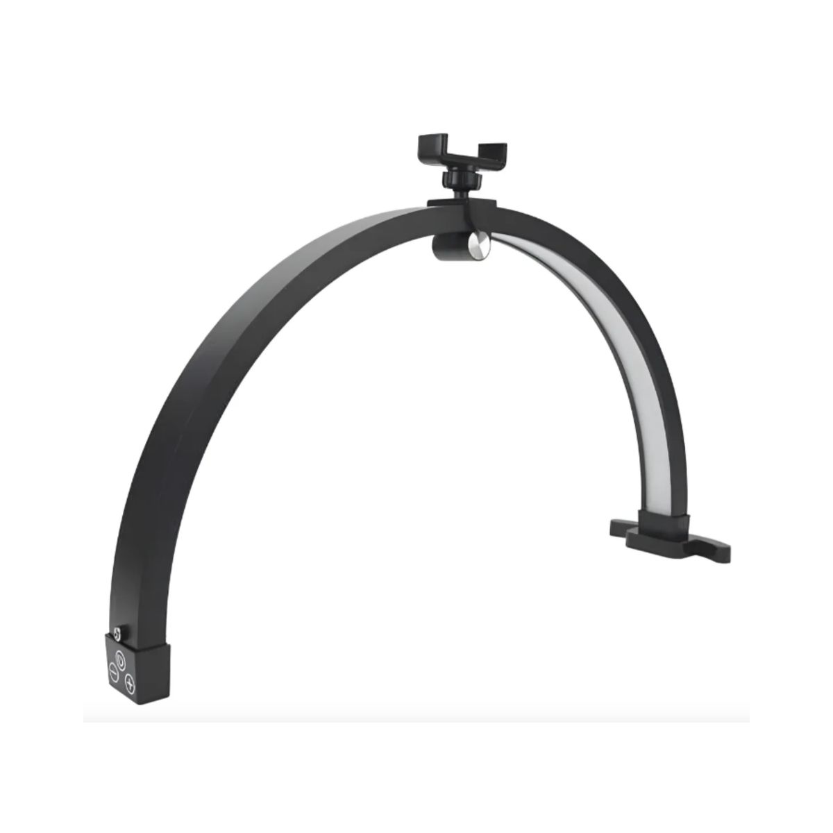 GENERICO - Lampara Media Luna Plegable Maquillaje Manos Hd-m12x Color Negro