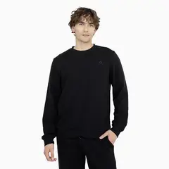 CONVERSE - Polerón Crew Back To School Hombre Negro