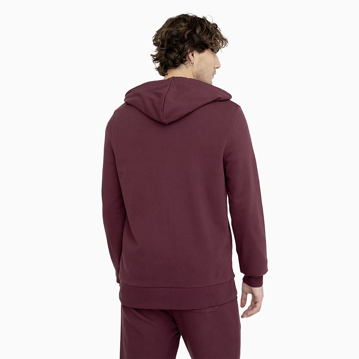 CONVERSE - Polerón Converse Full Zipper Your Logo Hombre Morado