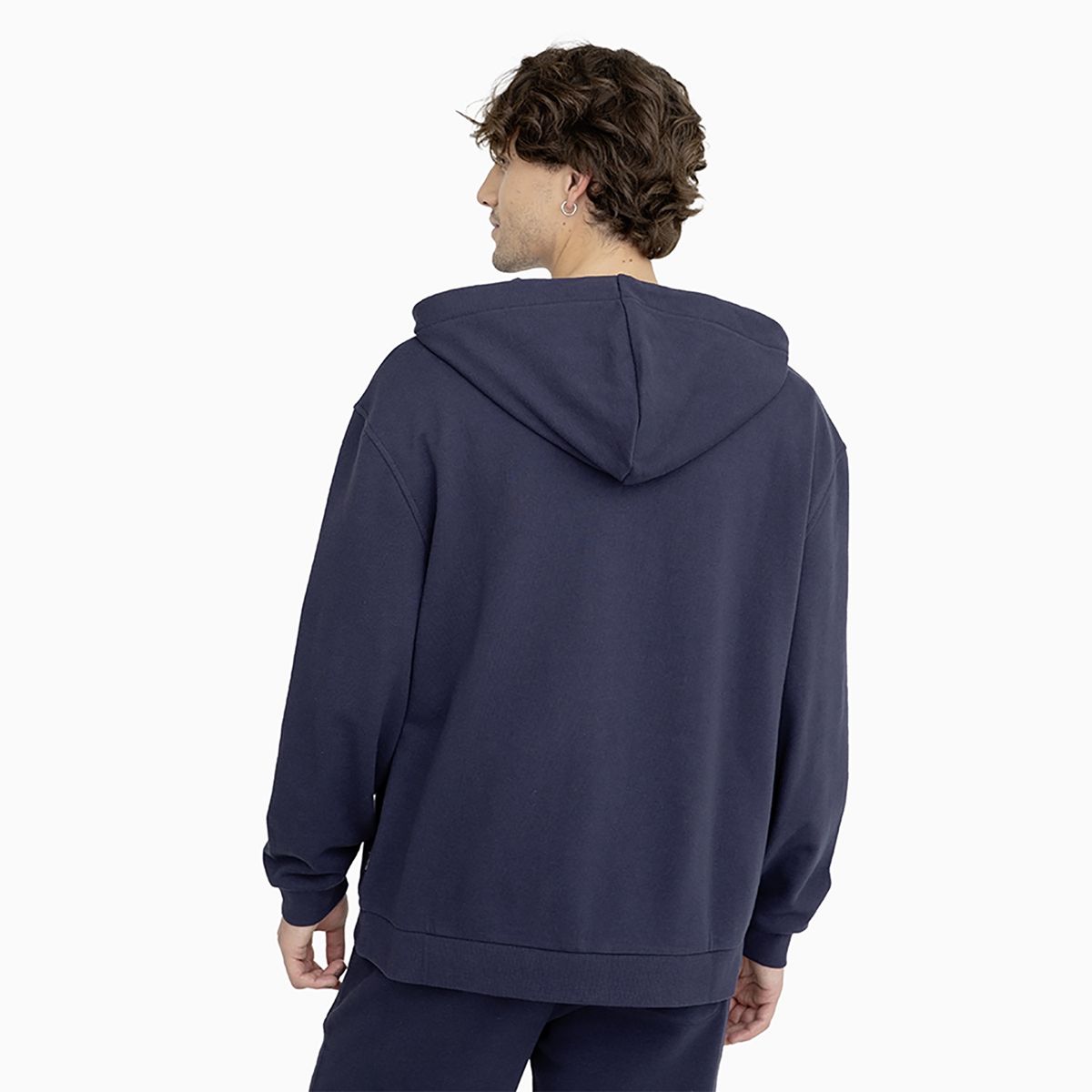 CONVERSE - Polerón Converse Full Zipper Back To School Hombre Azul