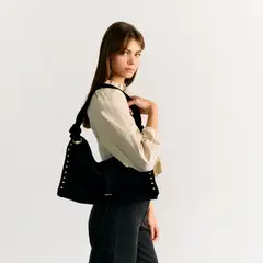 LOUNGE - Cartera De Hombro Mujer Handle Anudado Tachas