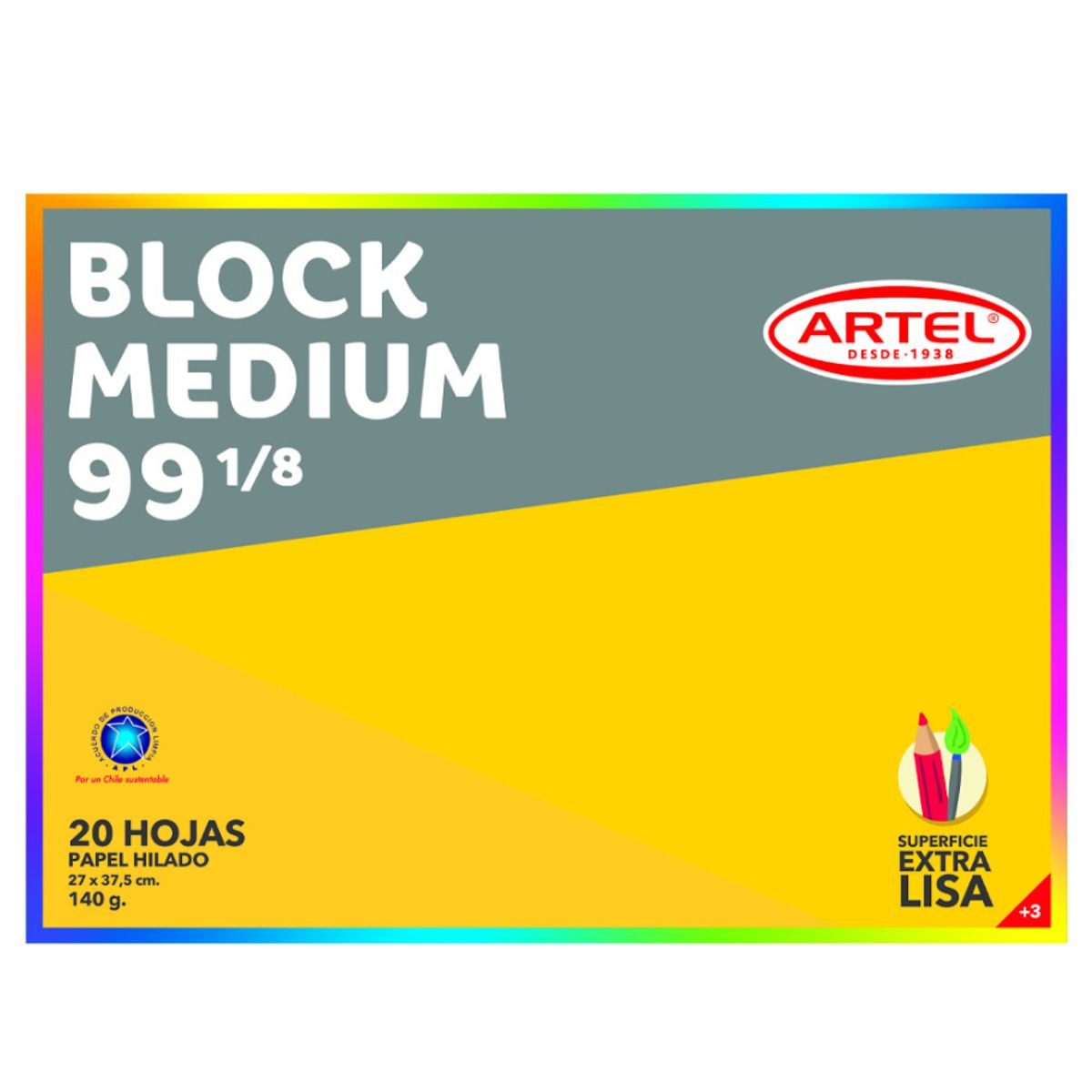 ARTEL - Block Medium 99 1/8 20 hojas ARTEL