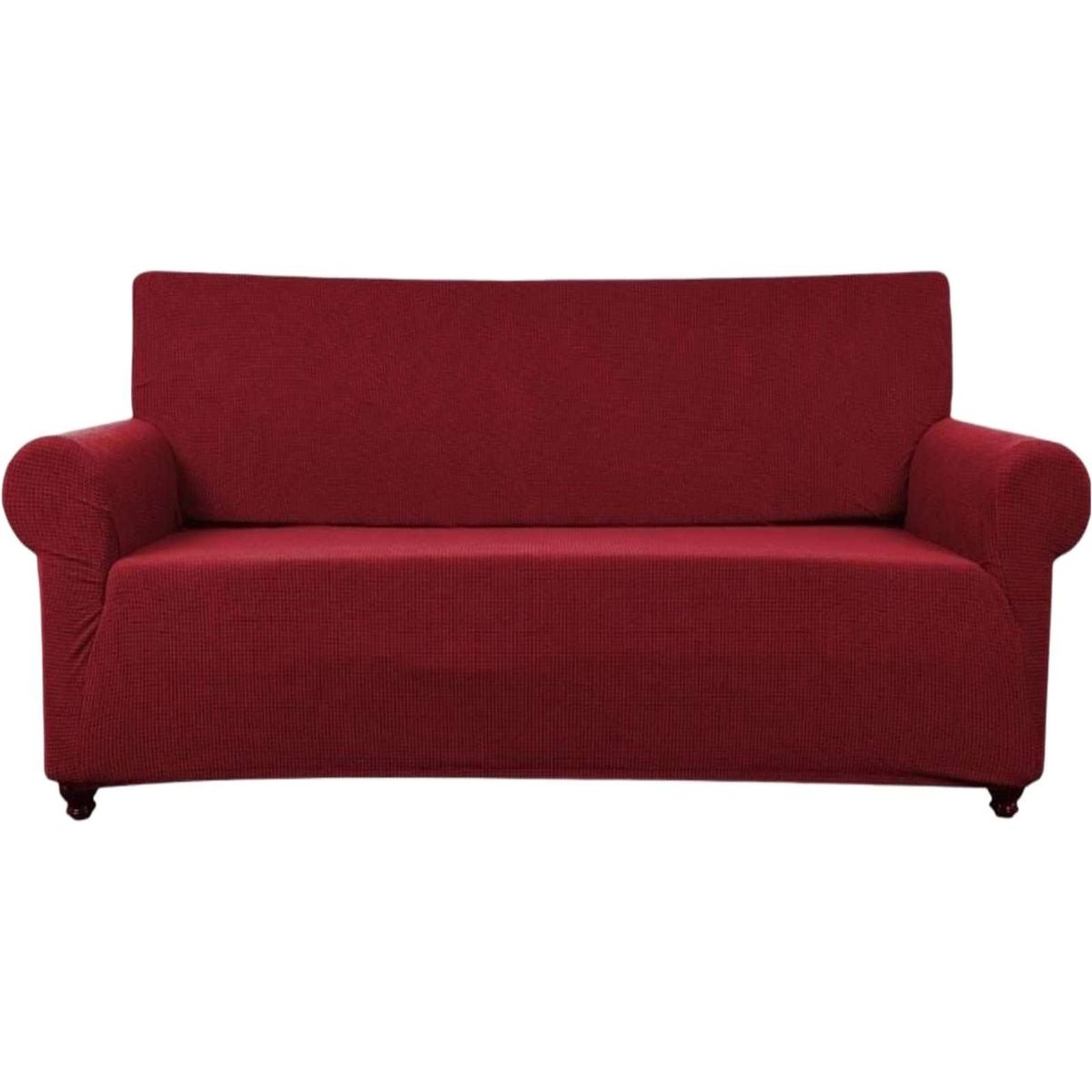 GENERICO - FUNDA DE SILLON CUADRILLE 3 CUERPOS BURDEO