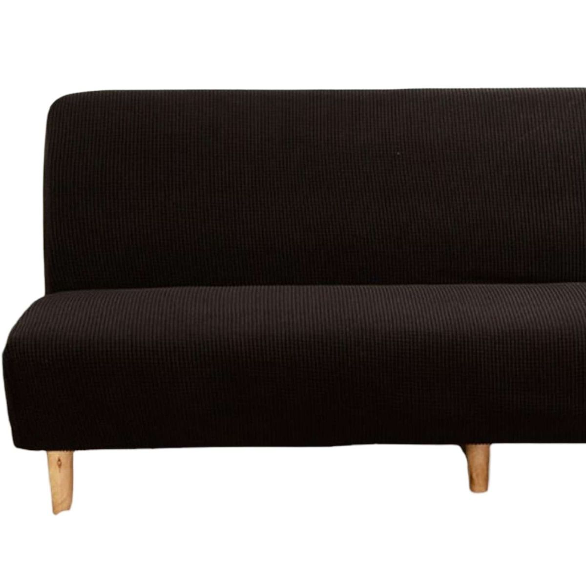 GENERICO - FUNDA DE FUTON CUADRILLE 3 CUERPOS NEGRO