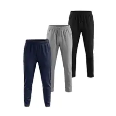 LOOK SHOP - Pack 3 Pantalón Buzo Hombre Algodón Jogger Deportivo Oferta! 901