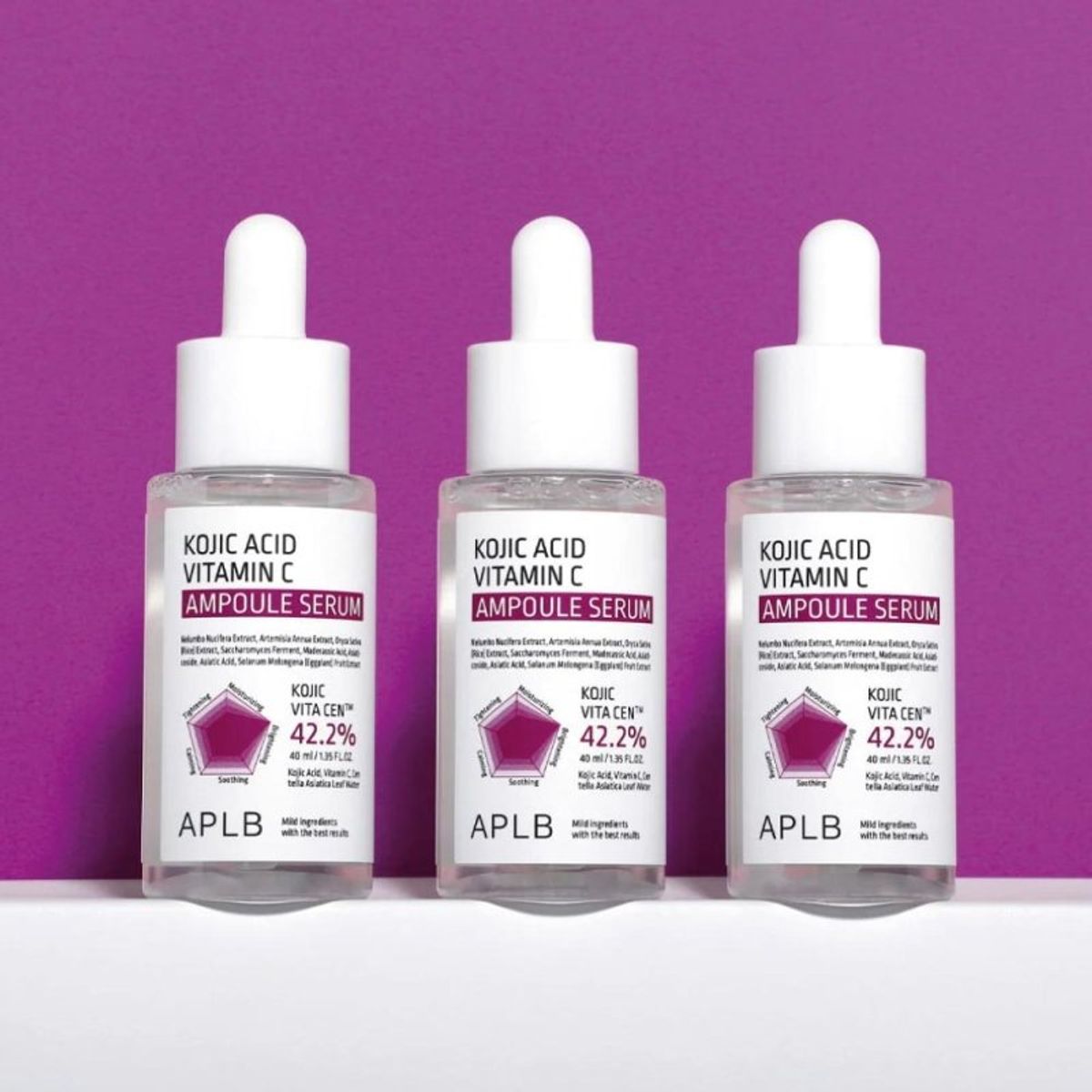 GENERICO - Serum Facial En Ampolla con ácido kójico y vitamina C APLB