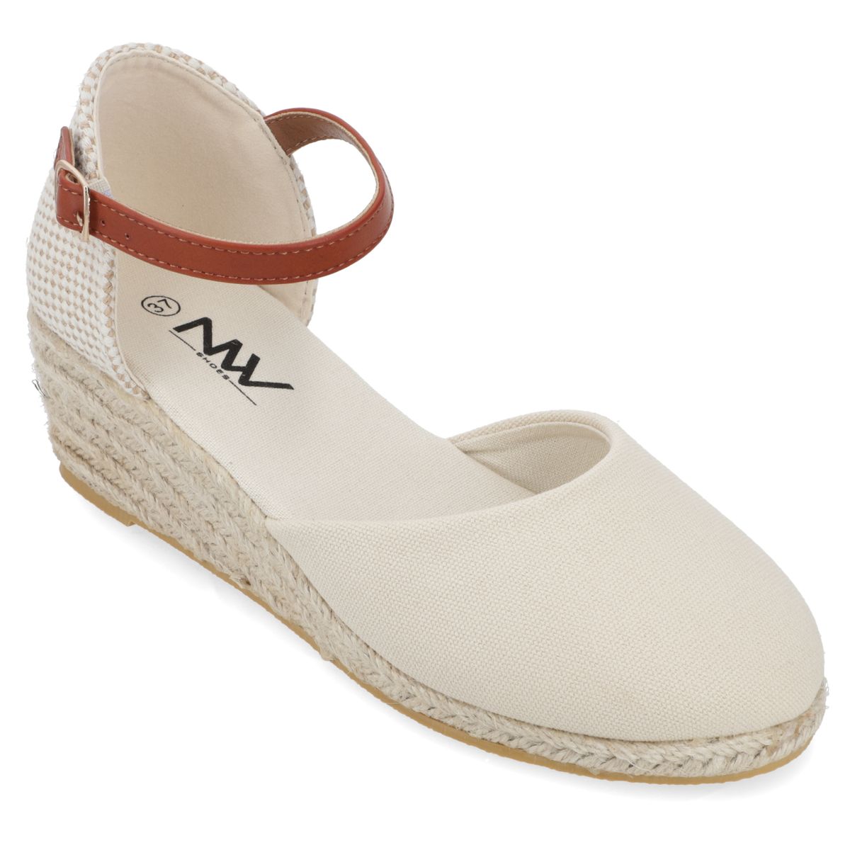 NEW WALK - Sandalia Taco New Walk Beige