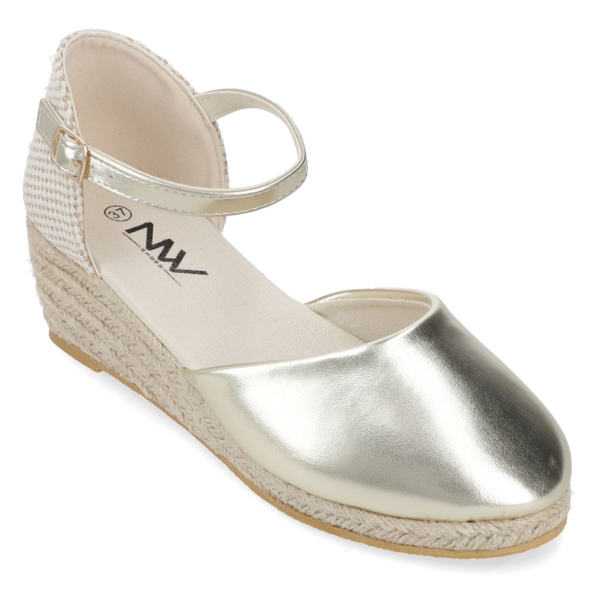NEW WALK - Sandalia Taco New Walk Dorado