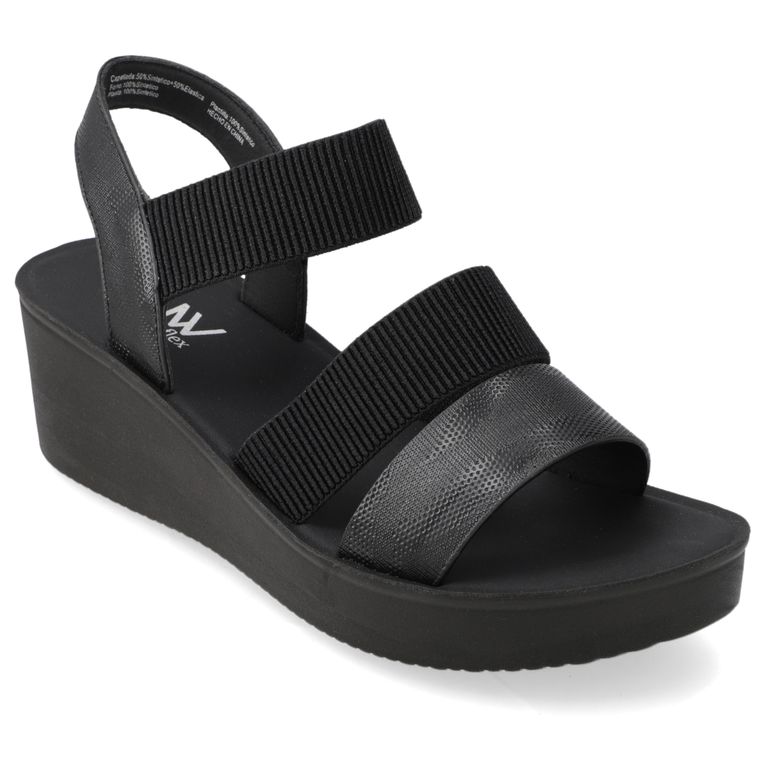 Sandalia Taco Negro