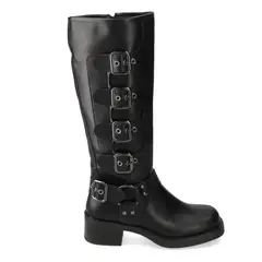 AGUA DE COCO - Bota Taco Negro