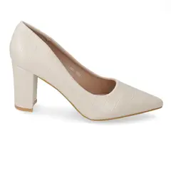 NEW WALK - Zapato Taco Blanco