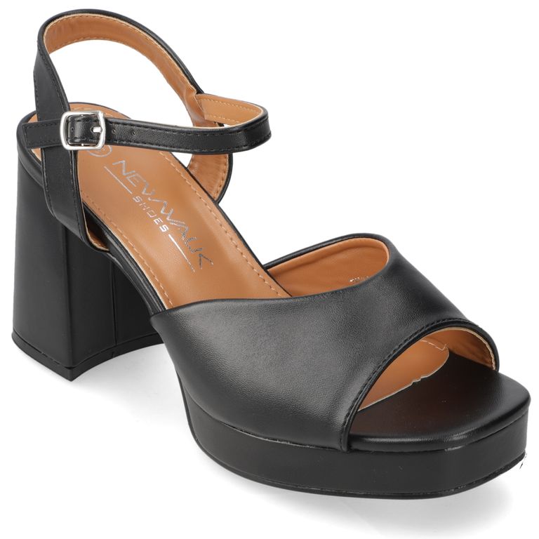 Sandalia Taco Negro
