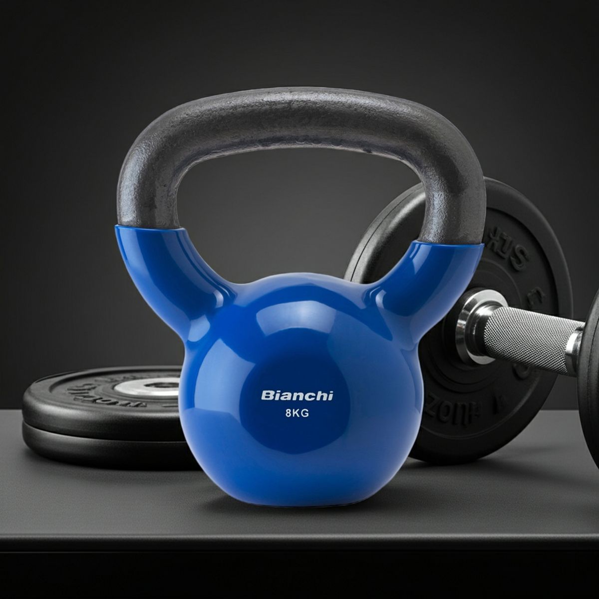 BIANCHI - PESA KETTLEBELL 8 KG AZUL