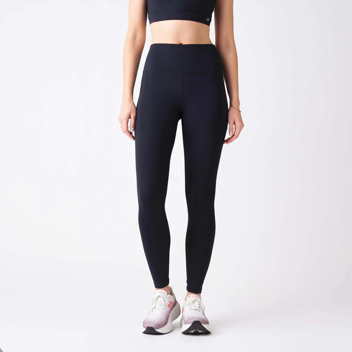 NEW BALANCE - Calza Running Mujer New Balance Harmony High Rise 25'' Negra