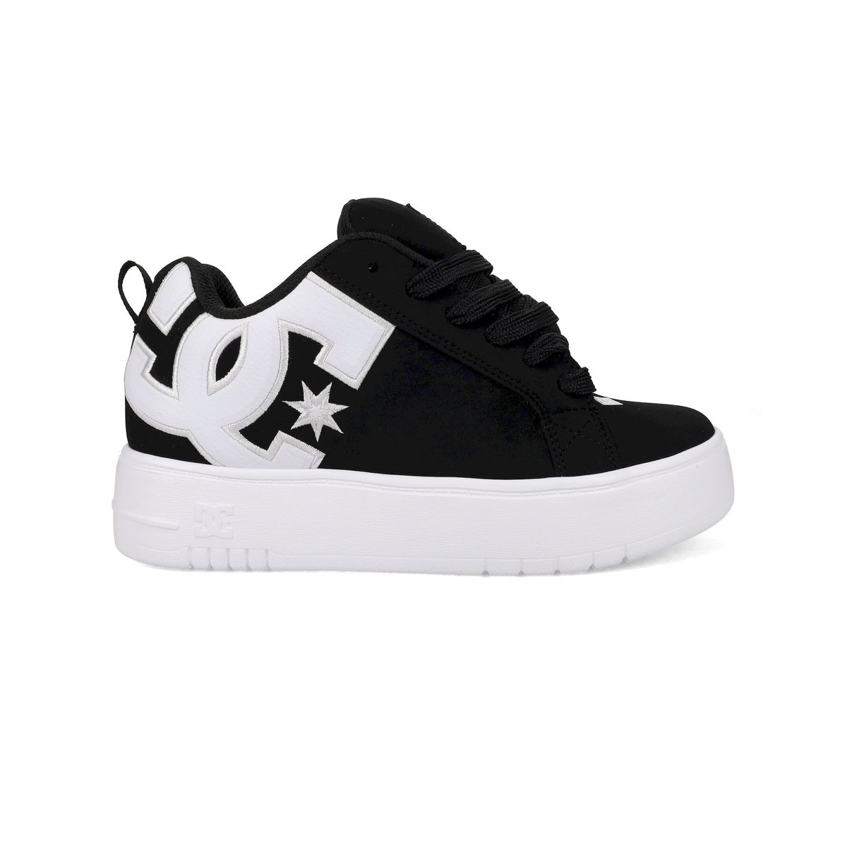 DC SHOES - Zapatilla Mujer Court Graffik Plataforma Negro DC